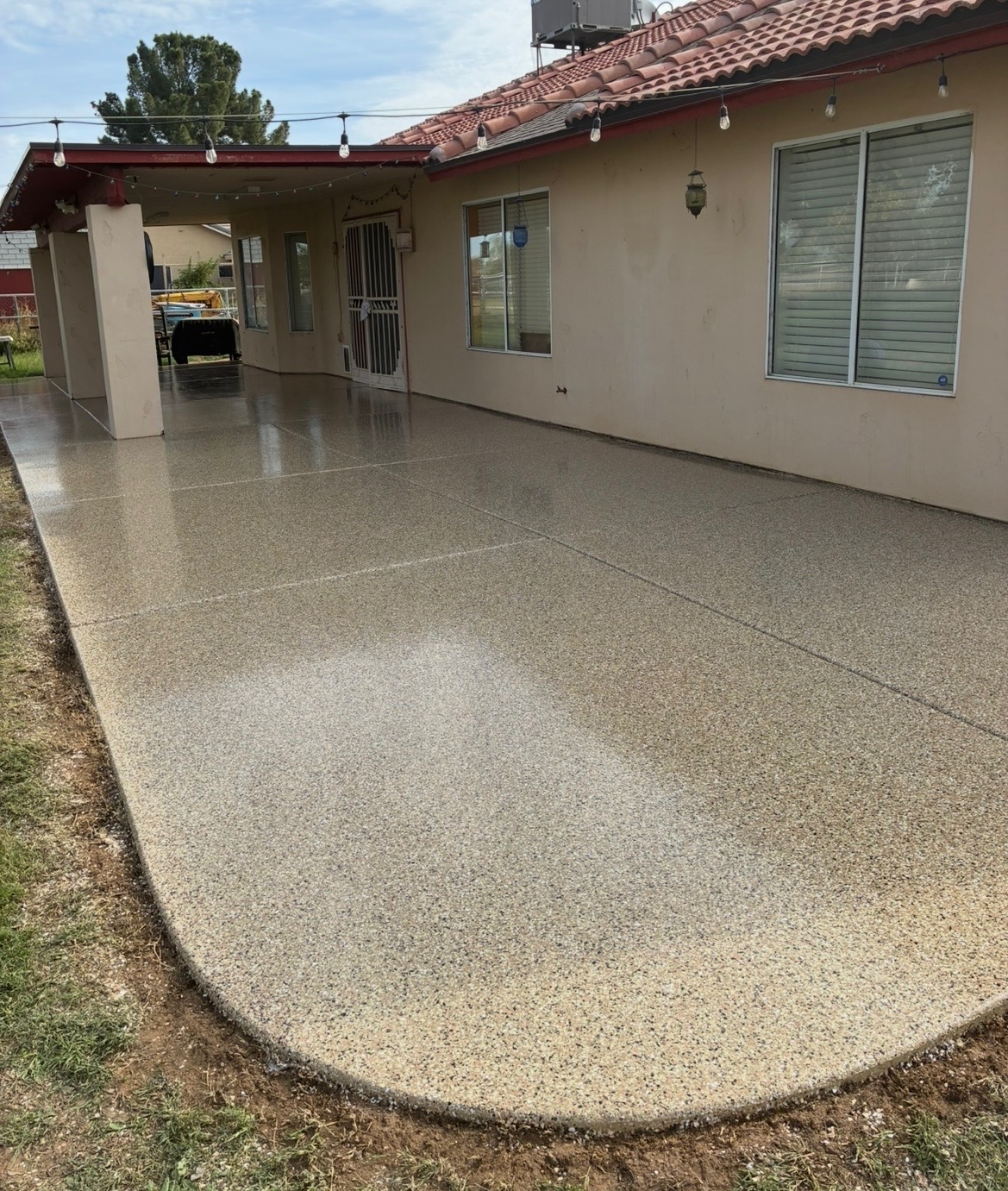Finished epoxy floor project by ACW Plus Epoxy Floors