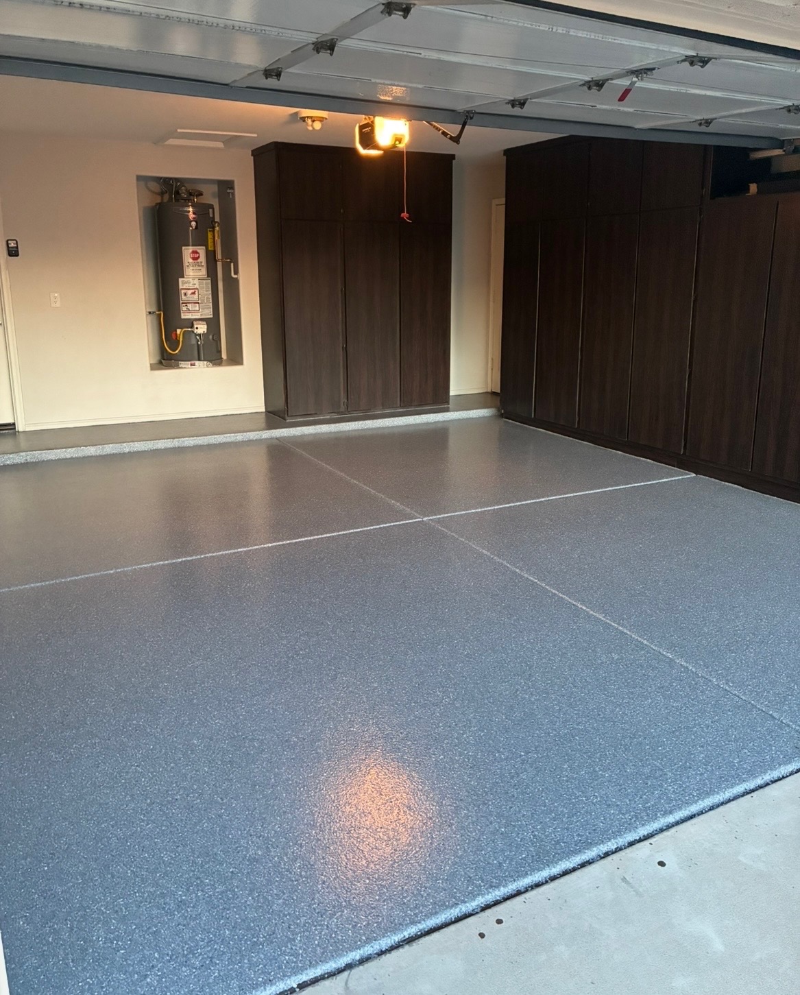 Decorative concrete floor coating by ACW Plus Epoxy Floors
